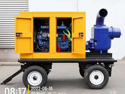 Χρωματισμένος τελειώστε την υδραντλία diesel θέτει σε 1500 περιστροφές/λεπτό την κινητή υδραντλία